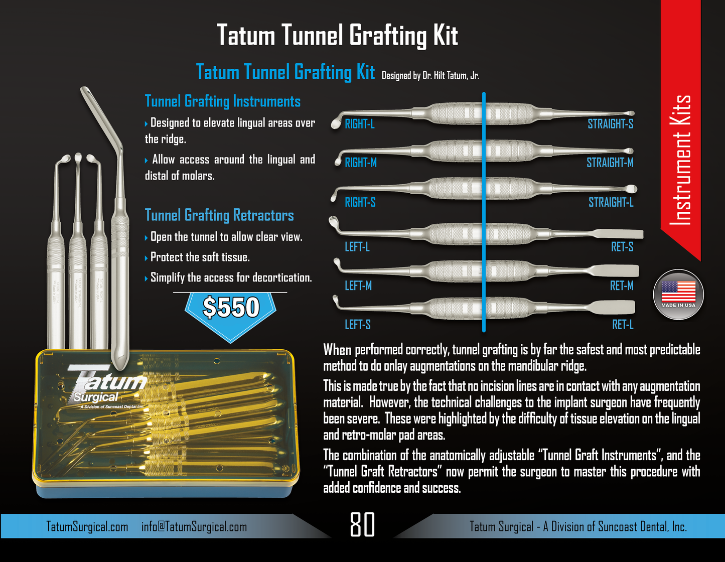 Tatum Tunnel Grafting Kit