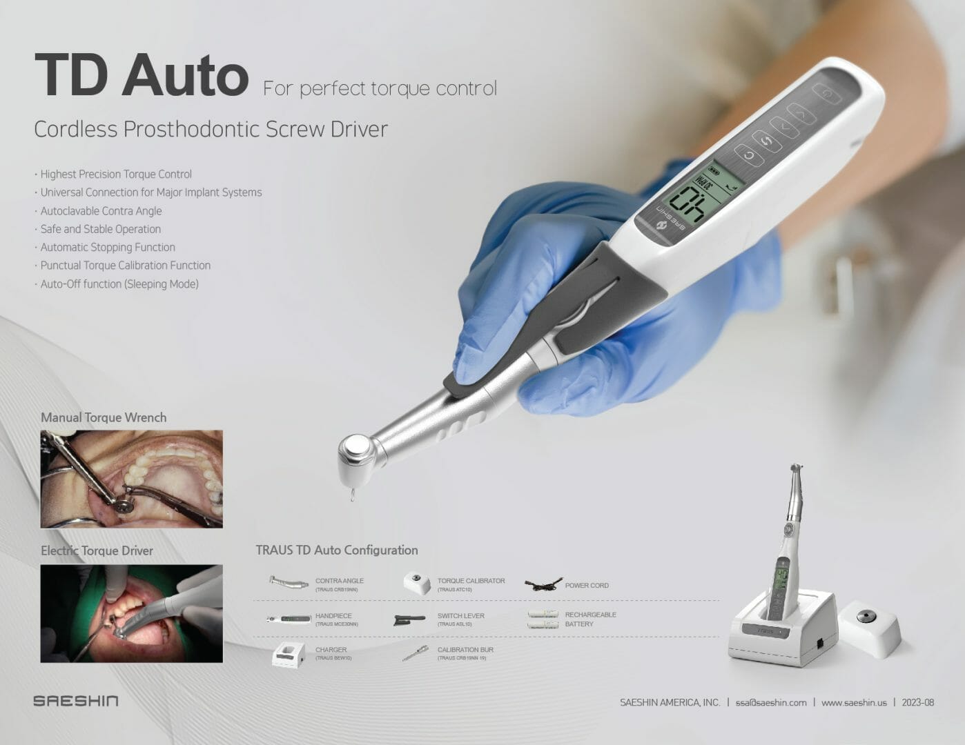 Saeshin TD-Auto Powered Torque Wrench (ALL-ON-X)
