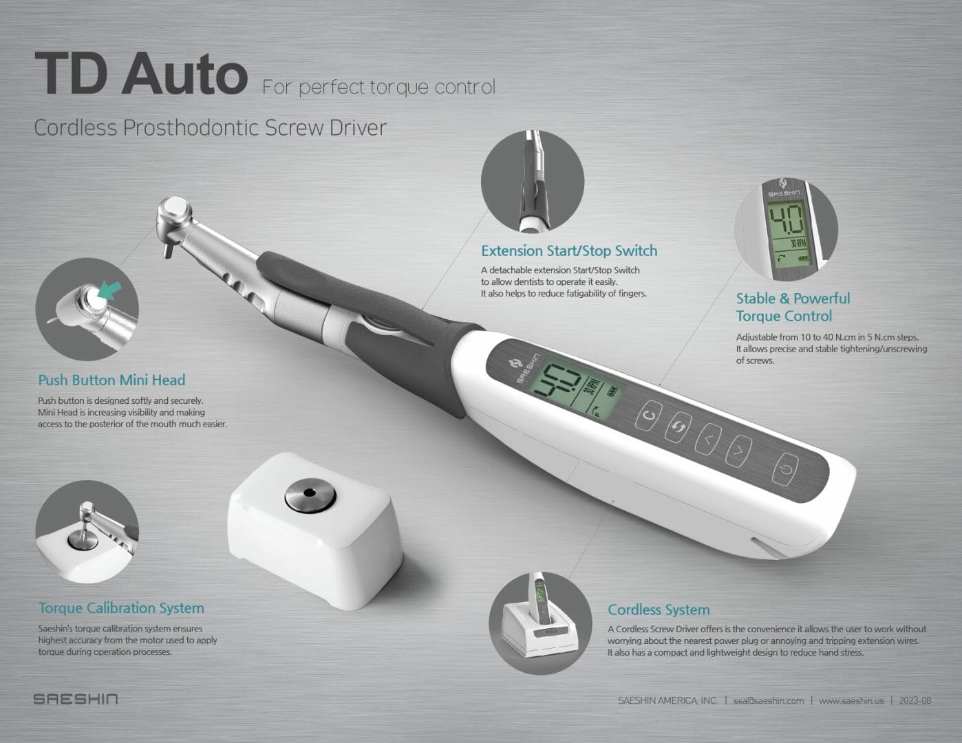 Saeshin TD-Auto Powered Torque Wrench (ALL-ON-X)