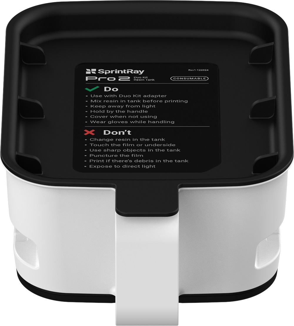 SprintRay Pro2 Duo Kit and Tank Bundle
