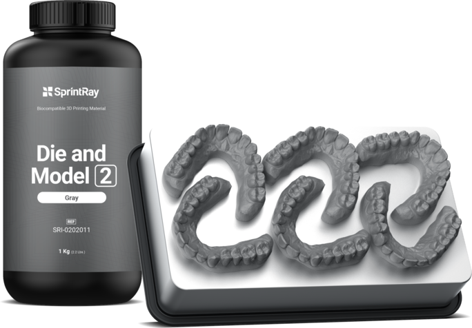Die and Model 2 Gray - 1kg