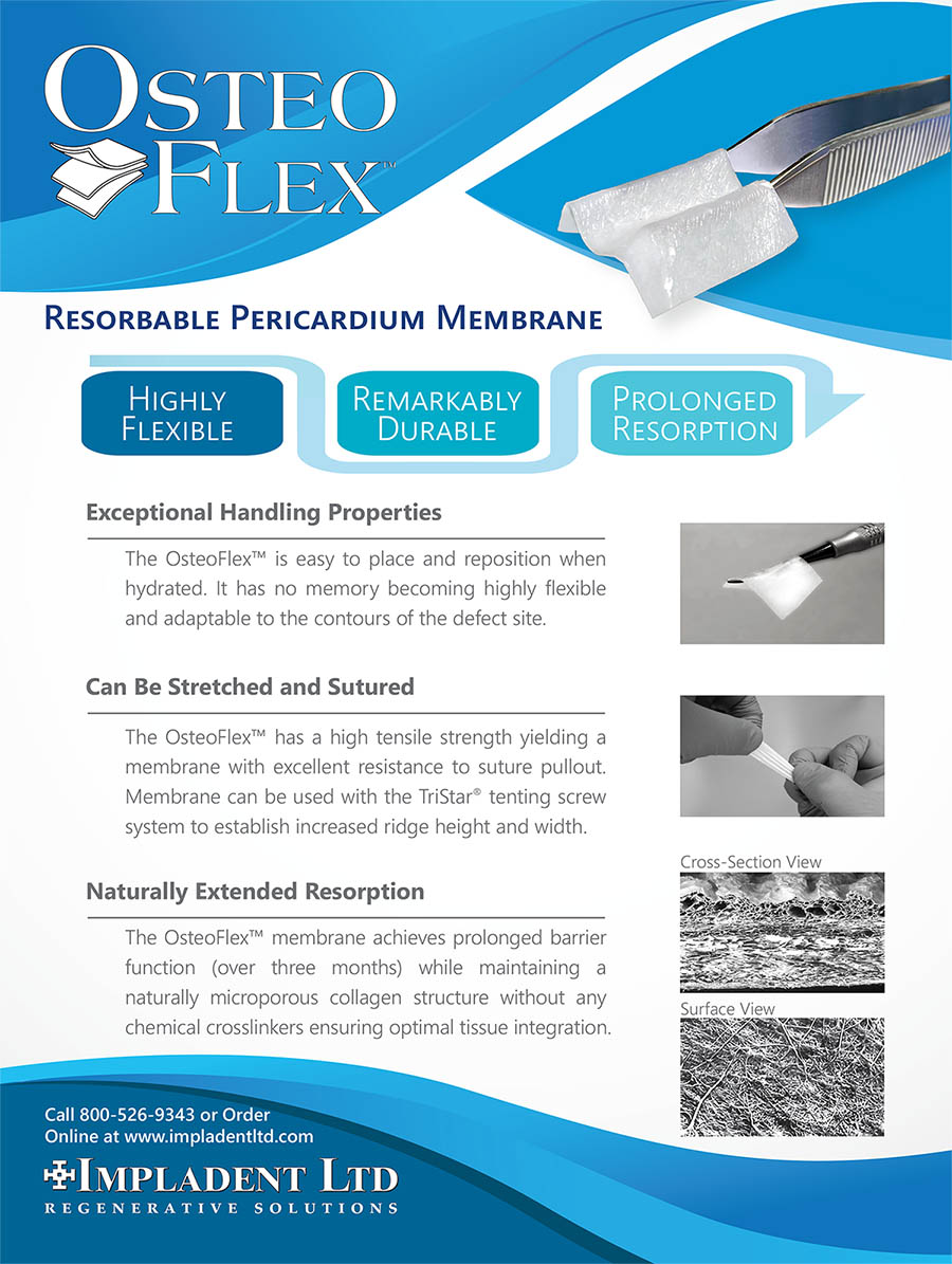 OsteoFlex Resorbable Pericardium Membrane