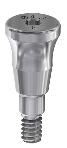 Healing Abutment 4.0mm Collar 4.3dia 20.135-4/4