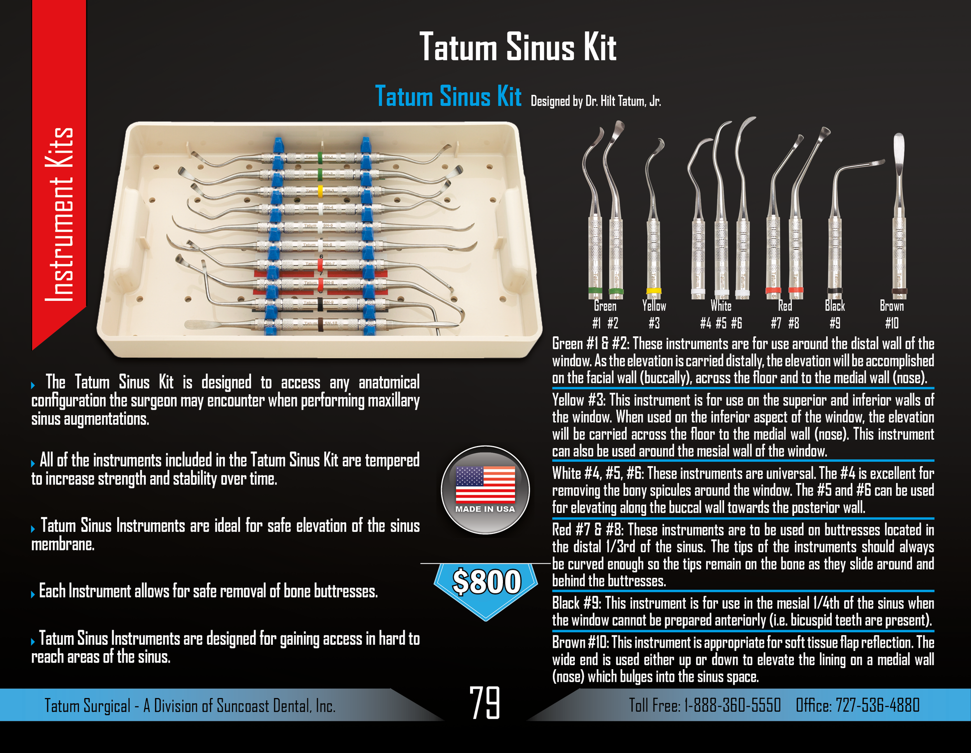 Tatum Sinus Kit Tatum Surgical