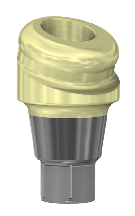 DESSLoc Angled Abutment 18deg 1.0mm Collar 87.035/1