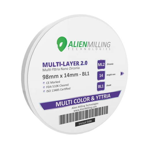 Alien ML2 - Multi-Layer & Multi-Yttria Zirconia