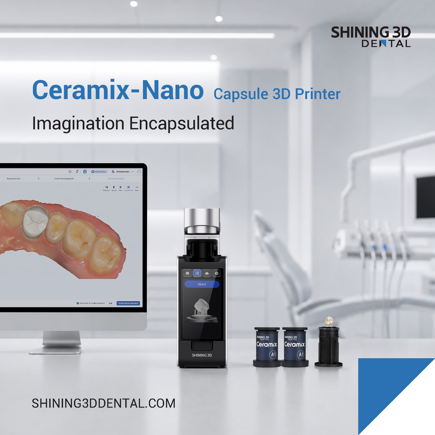 Shining 3D Ceramix-Nano Capsule 3D Printer (NEW RELEASE)